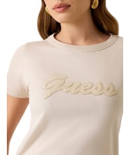 GUESS 3D SCRIPT T-shirt en coton ardoise chaude - T-shirt - 3