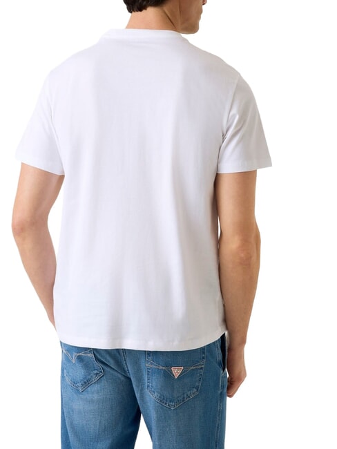PATCH LOGO T-shirt en coton blanc pur - T-shirt