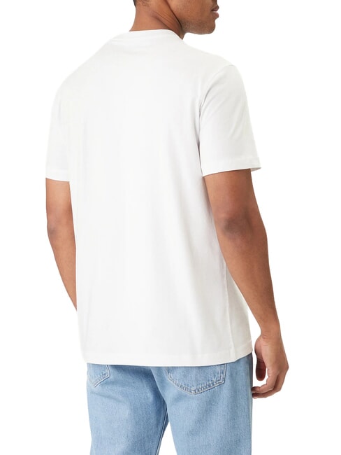 LOGO CONTRAST T-shirt en coton blanc pur - T-shirt