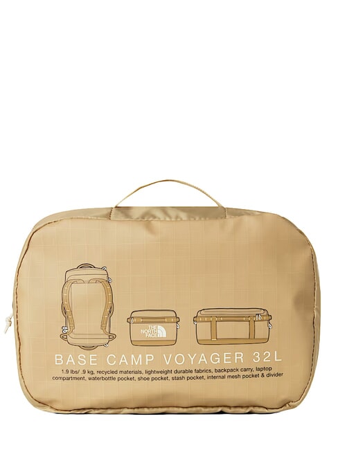 BASE CAMP VOYAGER Sac &agrave; dos 32L kaki pierre/brun utilitaire - Sacs de voyage