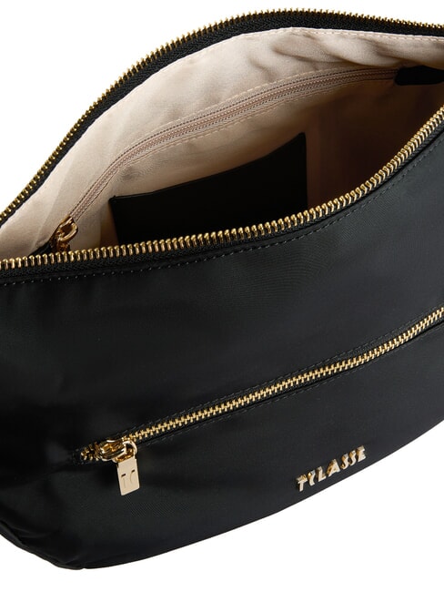 BREEZE NYLON Sac bandouli&egrave;re en forme de croissant Noir - Sacs pour Femme