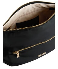 ALVIERO MARTINI PRIMA CLASSE BREEZE NYLON Sac bandouli&egrave;re en forme de croissant Noir - Sacs pour Femme - 3