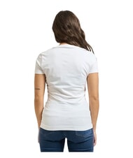 GUESS FEATHER TRIANGLE T-shirt en coton - T-shirt