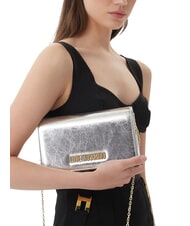 LOVE MOSCHINO SMART DAILY Pochette &agrave; cha&icirc;ne argent - Sacs pour Femme - 2