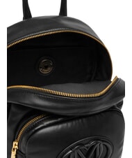 LOVE MOSCHINO PILLOW Sac &agrave; dos avec poche avant Noir - Sacs pour Femme - 5