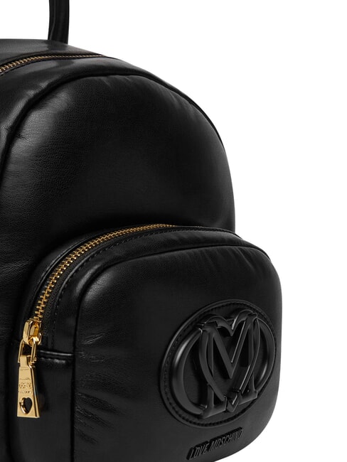 PILLOW Sac &agrave; dos avec poche avant Noir - Sacs pour Femme