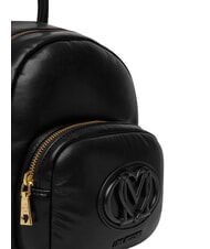 LOVE MOSCHINO PILLOW Sac &agrave; dos avec poche avant Noir - Sacs pour Femme - 6