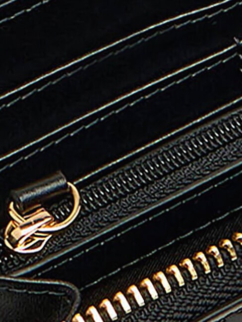 BOLD LOVE portefeuille zipp&eacute; Noir - Portefeuilles Femme