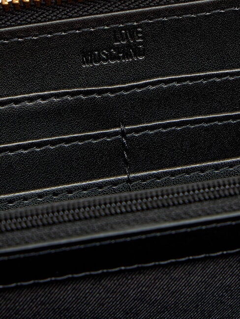 BOLD LOVE portefeuille zipp&eacute; Noir - Portefeuilles Femme