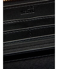 LOVE MOSCHINO BOLD LOVE portefeuille zipp&eacute; Noir - Portefeuilles Femme - 6