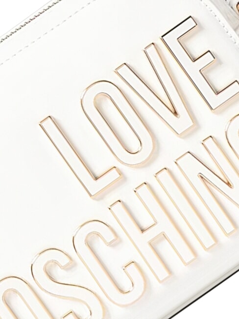 ENAMELED Sac bandouli&egrave;re brillant blanc - Sacs pour Femme