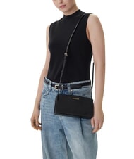 MICHAEL KORS BECCA Mini sac bandouli&egrave;re en cuir noir - Sacs pour Femme - 2