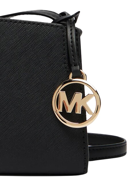 BECCA Mini sac bandouli&egrave;re en cuir noir - Sacs pour Femme