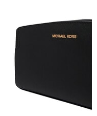 MICHAEL KORS BECCA Mini sac bandouli&egrave;re en cuir noir - Sacs pour Femme - 6