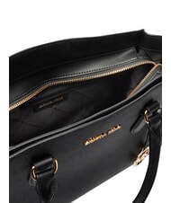 MICHAEL KORS BECCA Sac &agrave; main avec bandouli&egrave;re, en cuir noir - Sacs pour Femme - 8