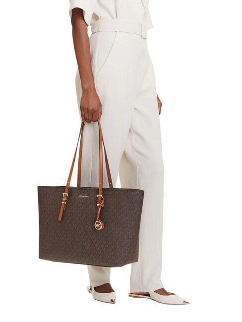 QUINN sac cabas bandouli&egrave;re en cuir brn/gland - Sacs pour Femme