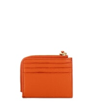 COCCINELLE TASSEL Porte-cartes zipp&eacute; en cuir martel&eacute; crabe - Portefeuilles Femme - 2