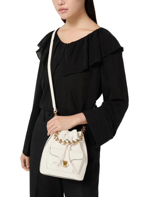 BEAT GENERATION Mini seau en cuir perle - Sacs pour Femme