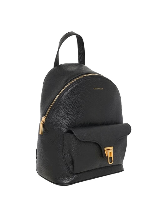 BEAT GENERATION Sac &agrave; dos en cuir Noir - Sacs pour Femme