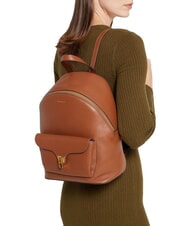 COCCINELLE BEAT GENERATION Sac &agrave; dos en cuir martel&eacute; Cognac - Sacs pour Femme - 5