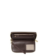 MICHAEL KORS JET SET Grand portefeuille en cuir zipp&eacute; brun - Portefeuilles Femme - 2