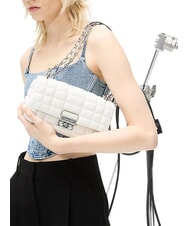 MICHAEL KORS TRIBECA Sac bandouli&egrave;re en cuir blanc - Sacs pour Femme - 2