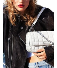 MICHAEL KORS TRIBECA Sac bandouli&egrave;re en cuir blanc - Sacs pour Femme - 5