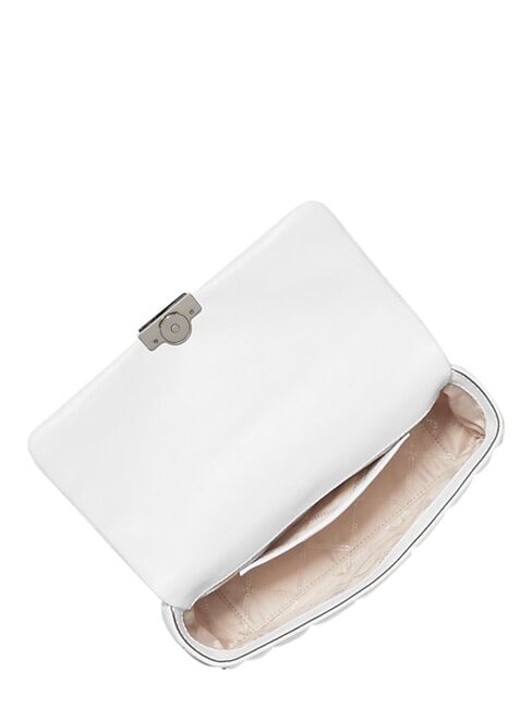 TRIBECA Sac bandouli&egrave;re en cuir blanc - Sacs pour Femme