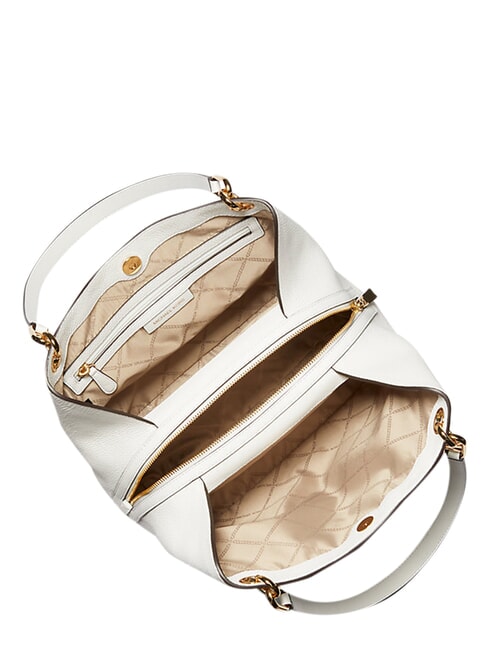 BELT Sac bandouli&egrave;re en cuir blanc - Sacs pour Femme