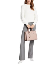 MICHAEL KORS CHANTAL Sac &agrave; main avec bandouli&egrave;re, en cuir rose tendre - Sacs pour Femme - 2