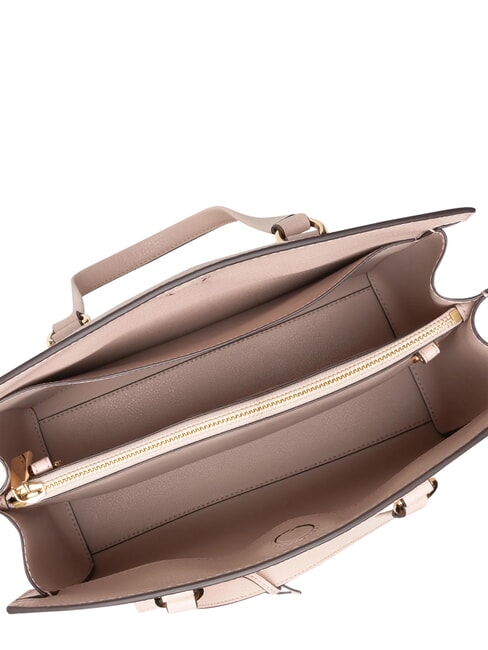 CHANTAL Sac &agrave; main avec bandouli&egrave;re, en cuir rose tendre - Sacs pour Femme