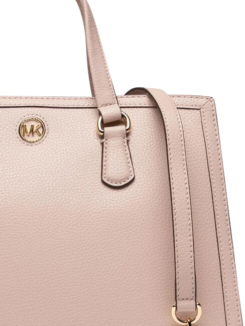 CHANTAL Sac &agrave; main avec bandouli&egrave;re, en cuir rose tendre - Sacs pour Femme