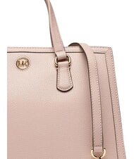 MICHAEL KORS CHANTAL Sac &agrave; main avec bandouli&egrave;re, en cuir rose tendre - Sacs pour Femme - 7