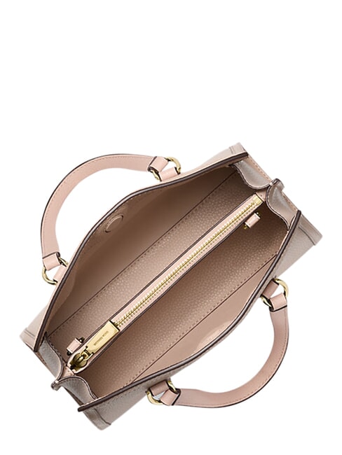 CHANTAL Sac &agrave; main avec bandouli&egrave;re, en cuir rose tendre - Sacs pour Femme