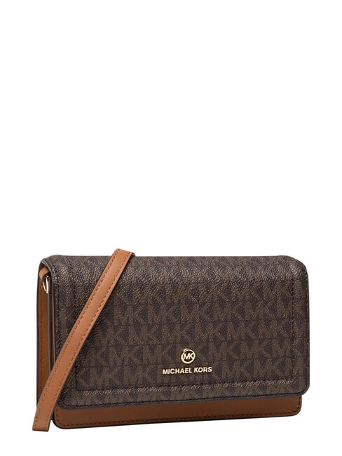 JET SET Mini sac bandouli&egrave;re en cuir brun - Sacs pour Femme