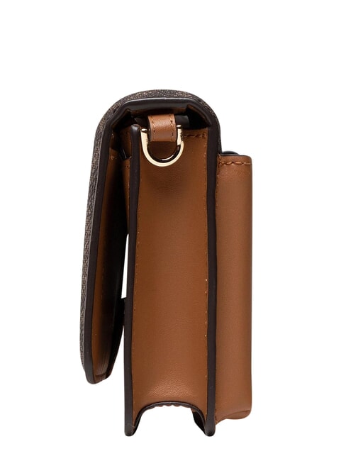 JET SET Mini sac bandouli&egrave;re en cuir brun - Sacs pour Femme