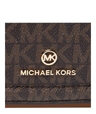 MICHAEL KORS JET SET Mini sac bandouli&egrave;re en cuir brun - Sacs pour Femme - 6