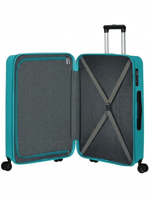 SUMMER HIT Grand chariot turquoise - Valises Rigides