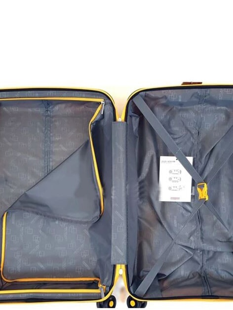 SUMMER HIT Chariot moyen goldenyellow - Valises Rigides