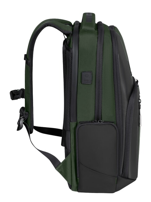 BIZ2GO Sac &agrave; dos pour ordinateur portable 15,6 pouces vert terre - Sacs &agrave; dos pour ordinateur portable
