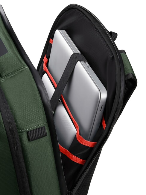 BIZ2GO Sac &agrave; dos pour ordinateur portable 15,6 pouces vert terre - Sacs &agrave; dos pour ordinateur portable