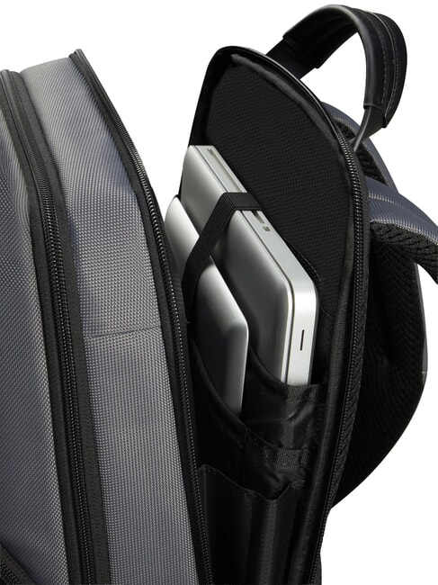 URBAN-EYE Sac &agrave; dos pour ordinateur portable 14,1 pouces gris/cognac - Sacs &agrave; dos pour ordinateur portable