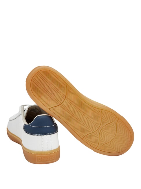 LOWELL Baskets blanc/bleu marine - Chaussures Homme