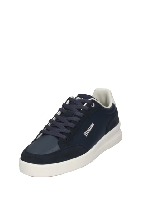 KYOTO Baskets en daim BLEU - Chaussures Homme