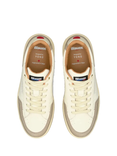 KYOTO Baskets cr&egrave;me - Chaussures Homme