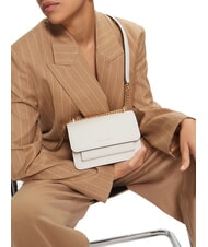 MICHAEL KORS CLAIRE Mini sac port&eacute; &eacute;paule/&agrave; bandouli&egrave;re blanc optique - Sacs pour Femme - 2