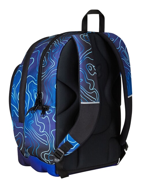 MAPSET BOY Sac &agrave; dos trolley &agrave; 3 roues, amovible Bluedeep - Sacs &agrave; dos &agrave; roulettes