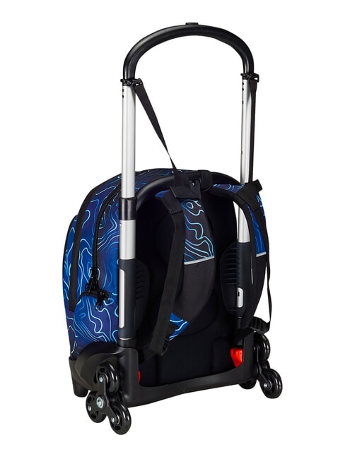 MAPSET BOY Sac &agrave; dos trolley &agrave; 3 roues, amovible Bluedeep - Sacs &agrave; dos &agrave; roulettes