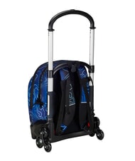 SEVEN MAPSET BOY Sac &agrave; dos trolley &agrave; 3 roues, amovible Bluedeep - Sacs &agrave; dos &agrave; roulettes - 10