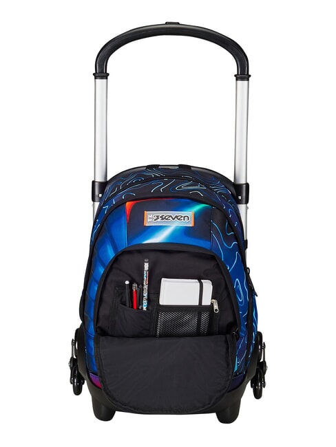 MAPSET BOY Sac &agrave; dos trolley &agrave; 3 roues, amovible Bluedeep - Sacs &agrave; dos &agrave; roulettes